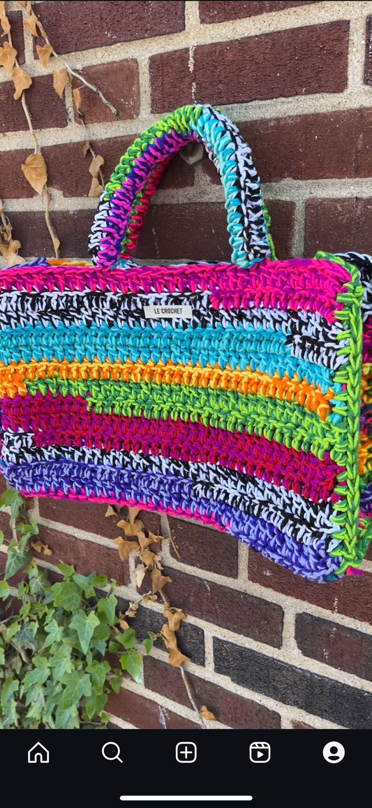 Le’crochet Tote Bag